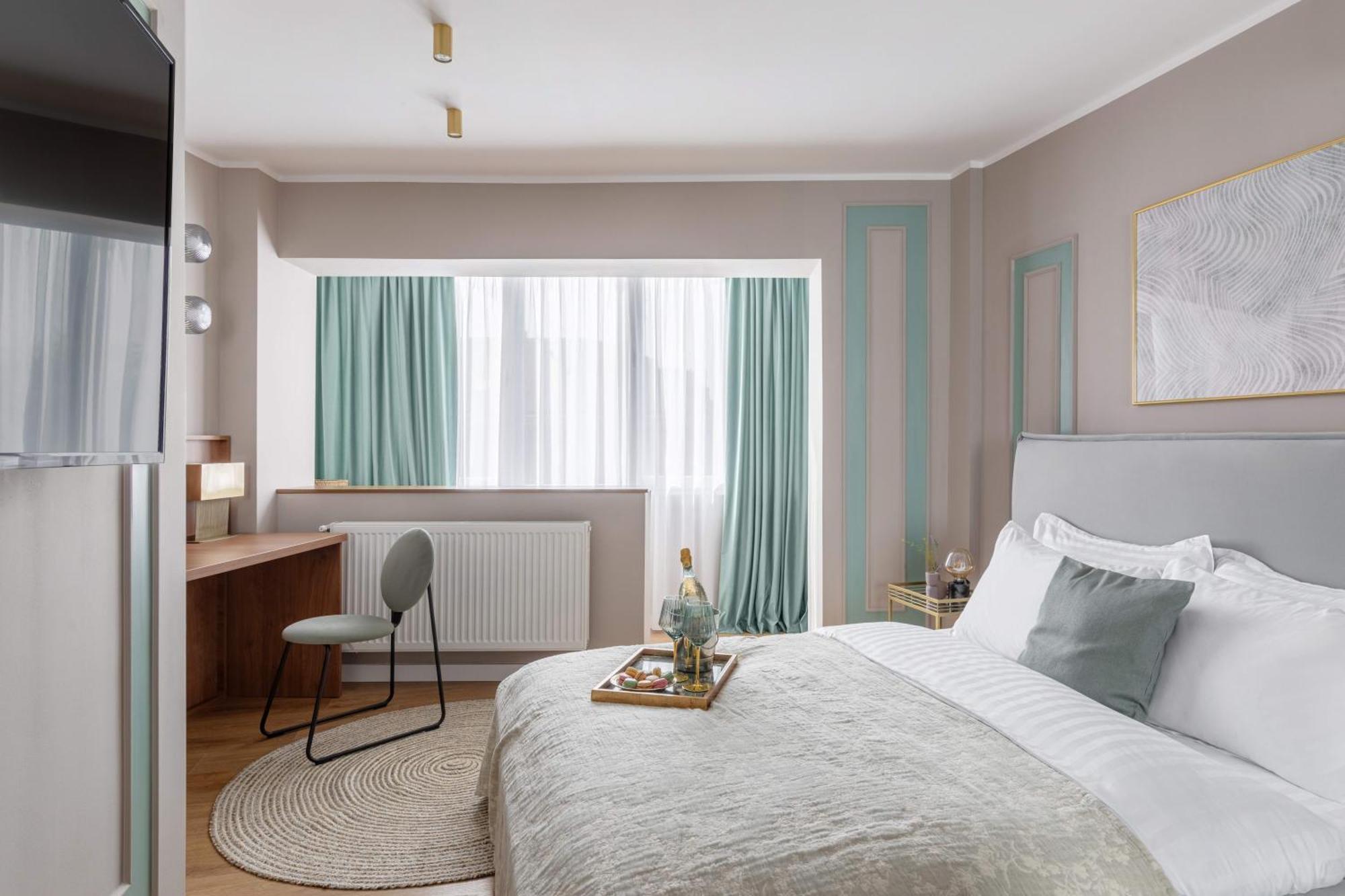 Holt - Sublime Minty Green 1Br On The Park Bucarest Esterno foto