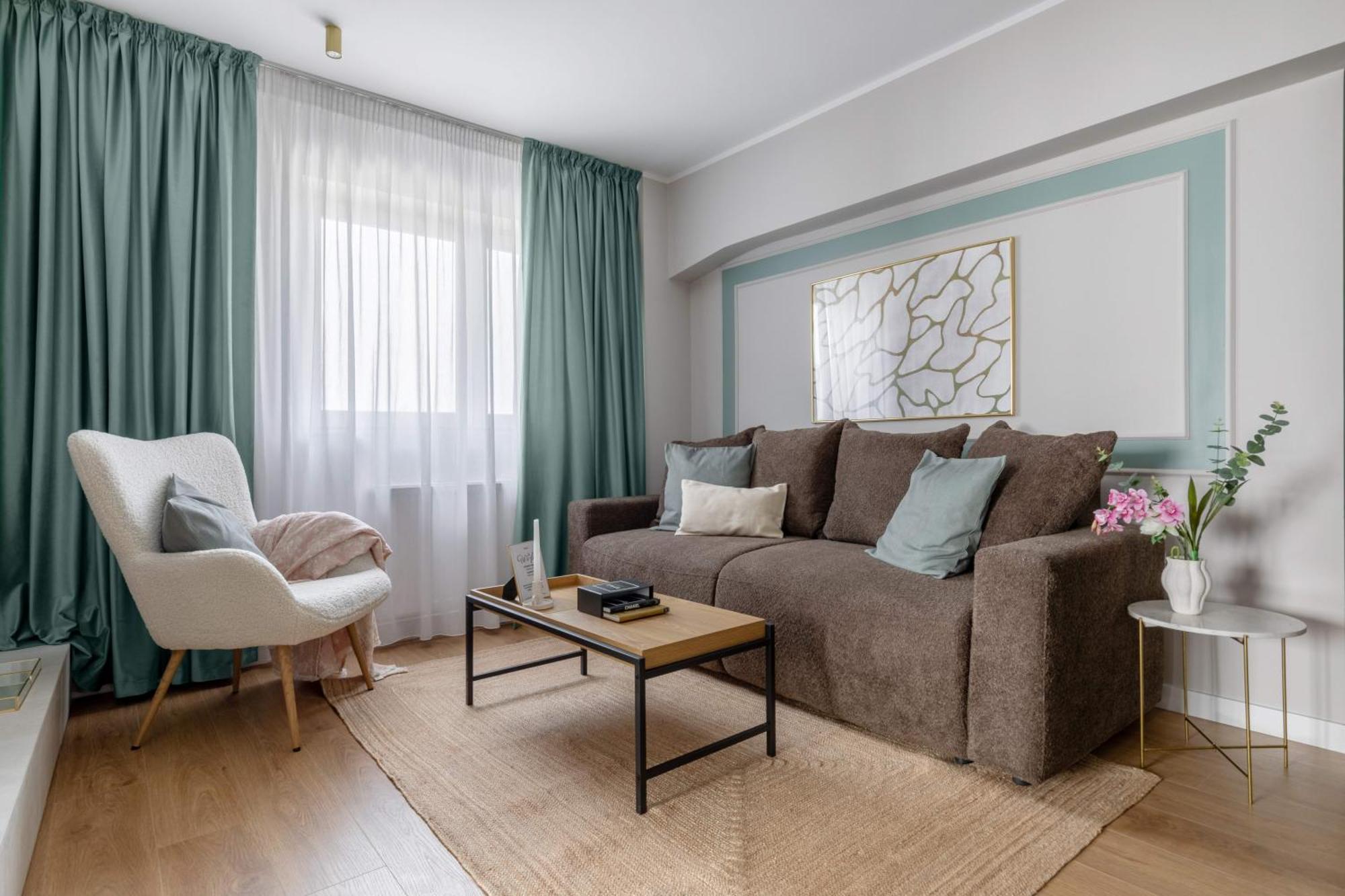 Holt - Sublime Minty Green 1Br On The Park Bucarest Esterno foto